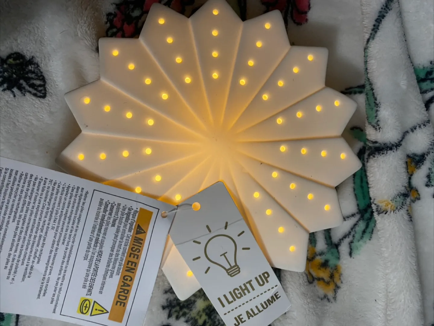 Star Shaped Decorative Light - I Light Up