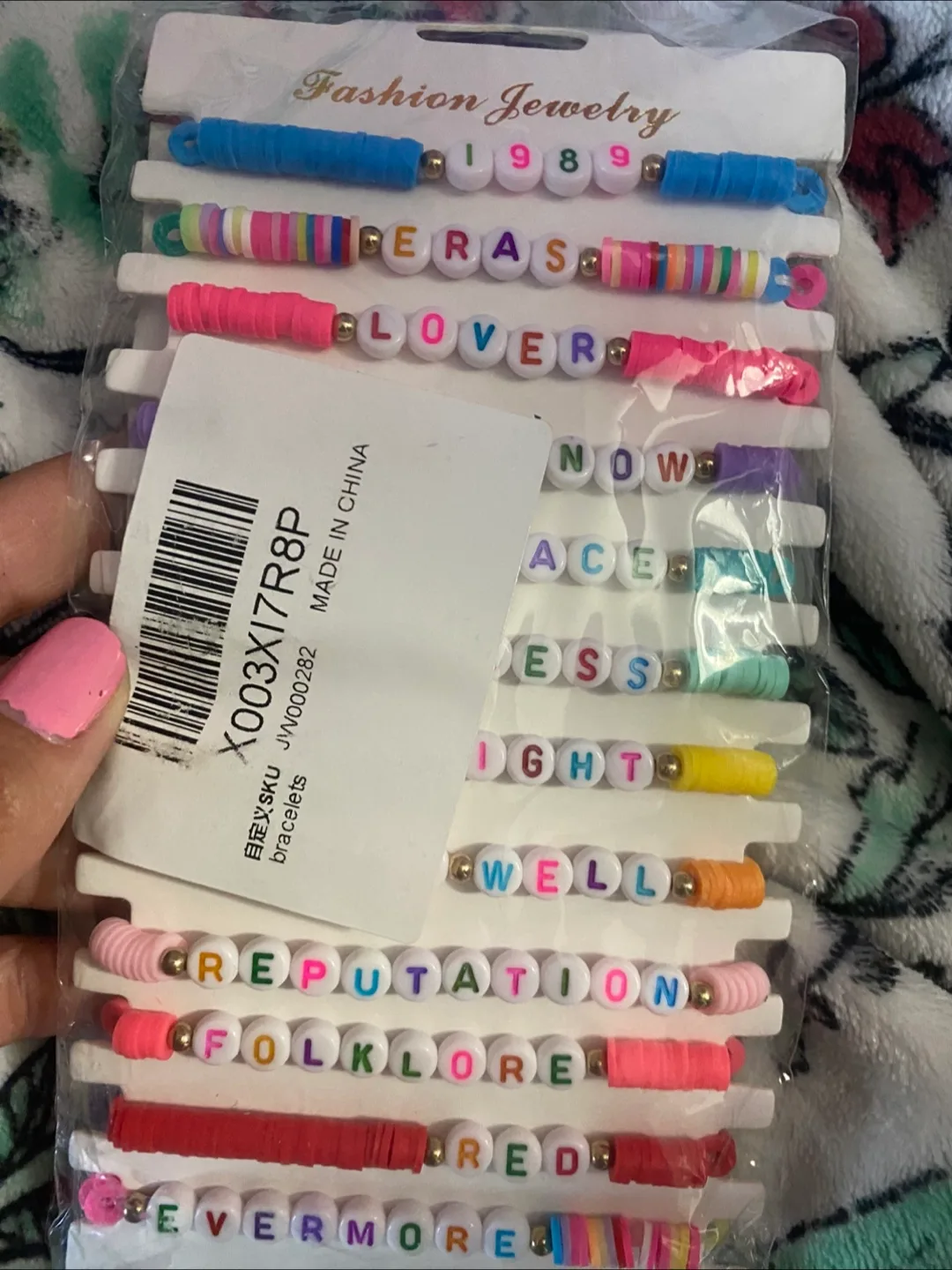 Fashion Jewelry Taylor Swift Eras Bracelets