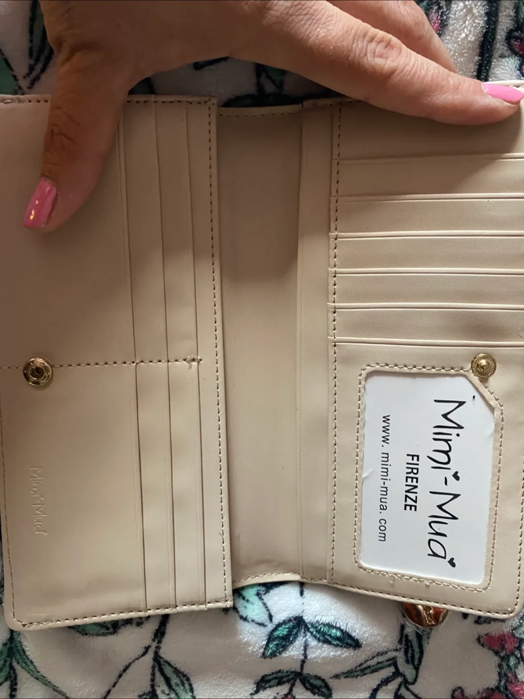Mimi Mua Firenze Wallet - Beige image indicator(2)