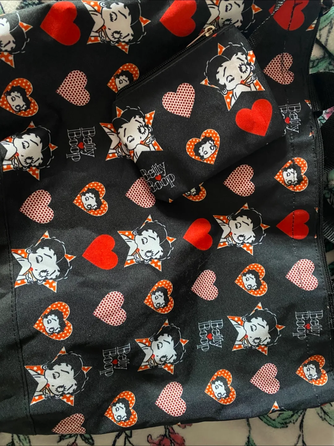 Betty Boop Tote Bag & Coin Purse Set