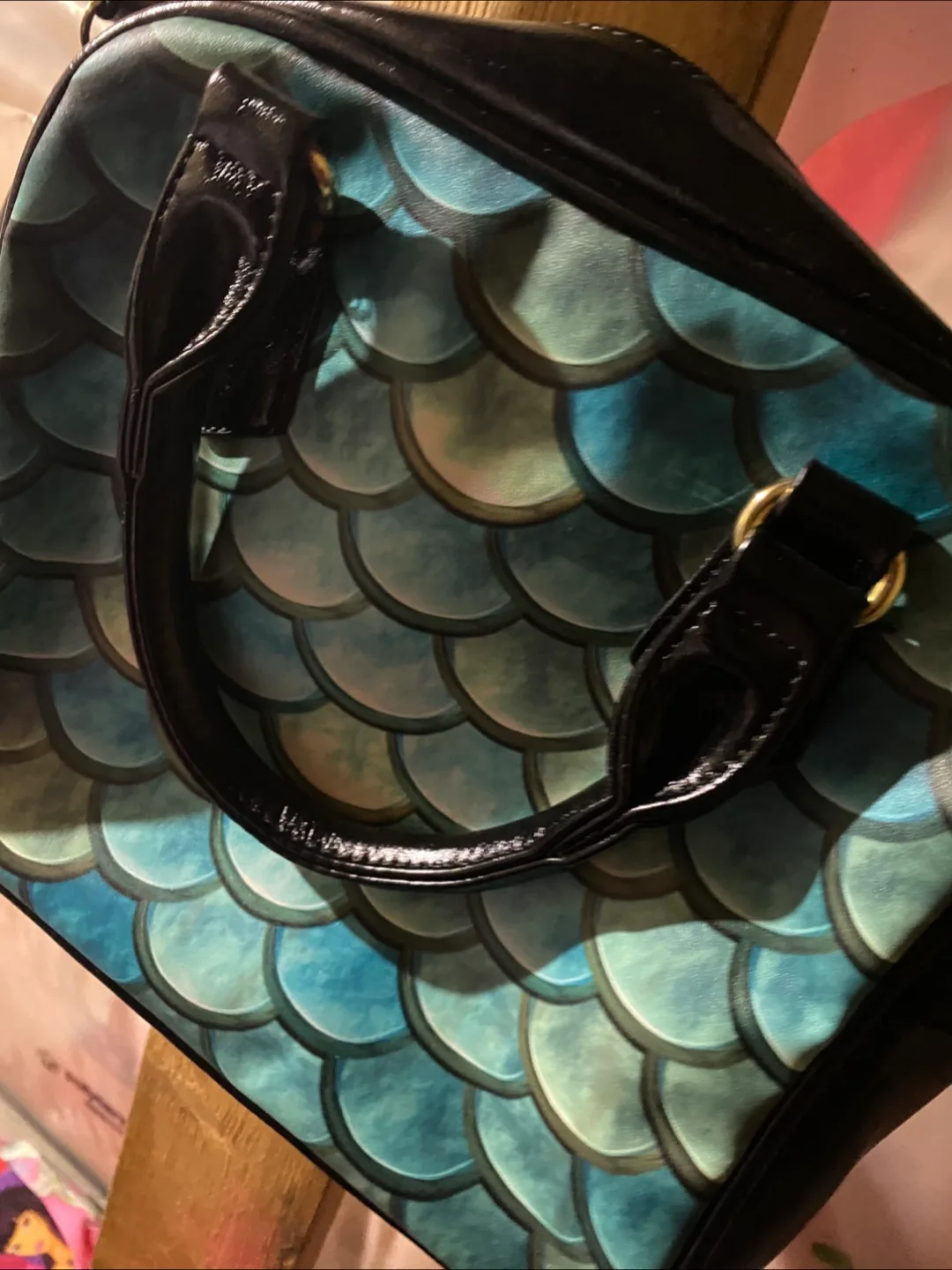 Mermaid Scale Pattern Handbag