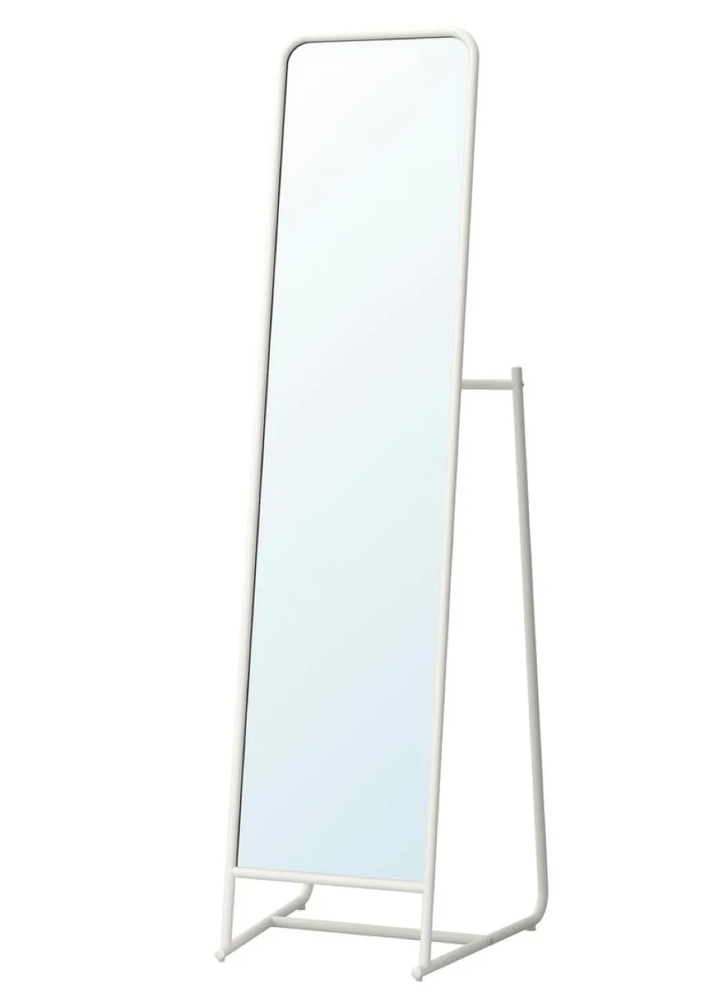 IKEA KNAPPER Standing Mirror - White image indicator(4)