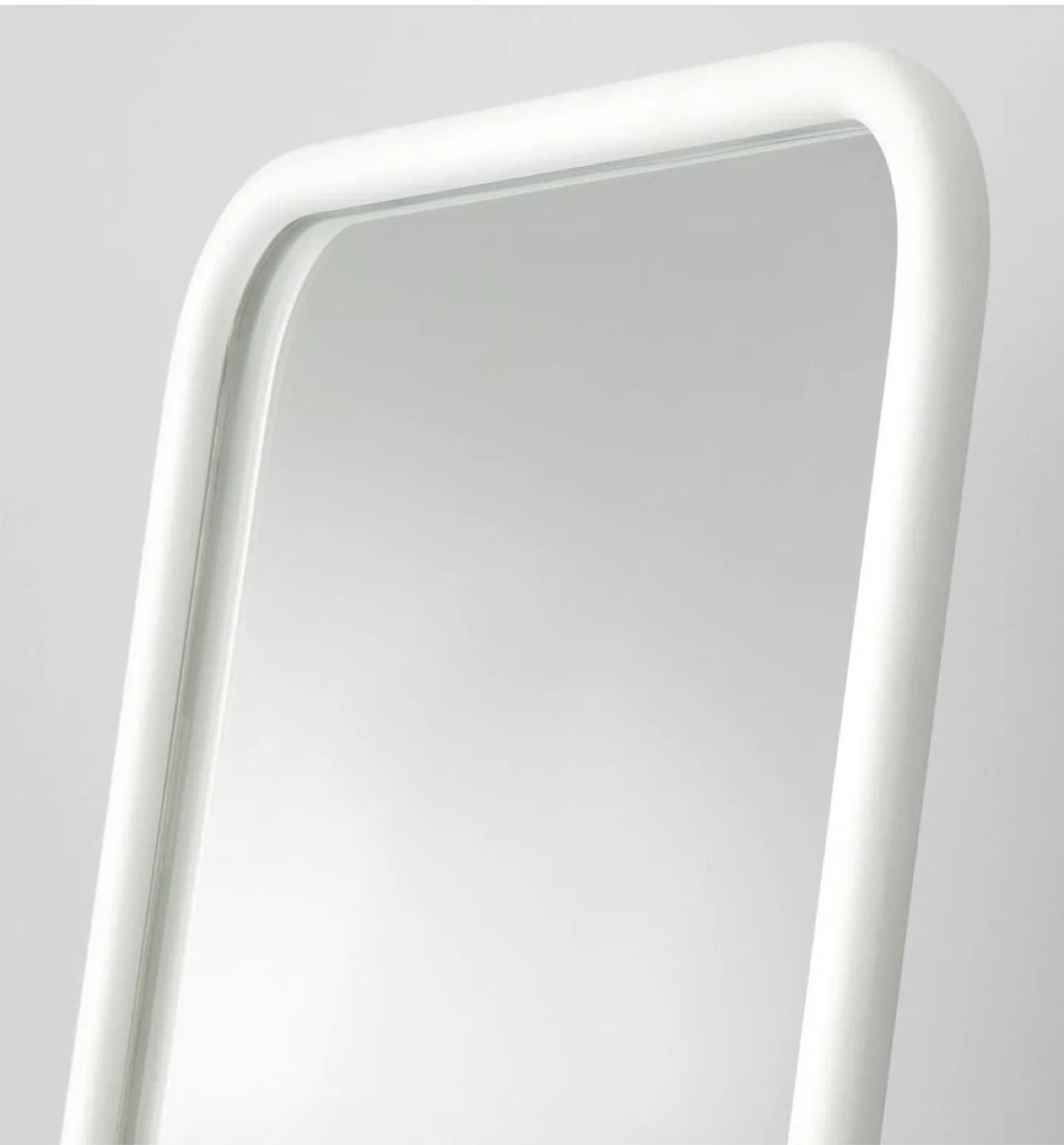 IKEA KNAPPER Standing Mirror - White image indicator(5)
