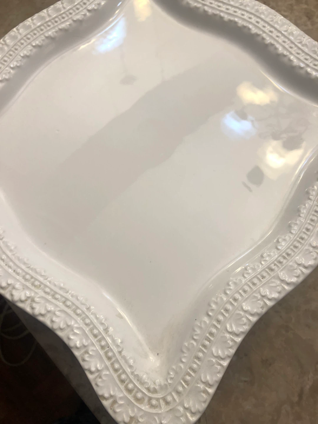 White Ceramic Cake Stand - photo 4