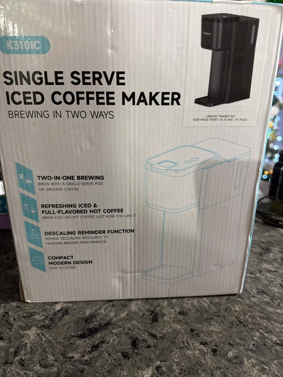 Tastyle K310IC Single Serve Iced Coffee Maker