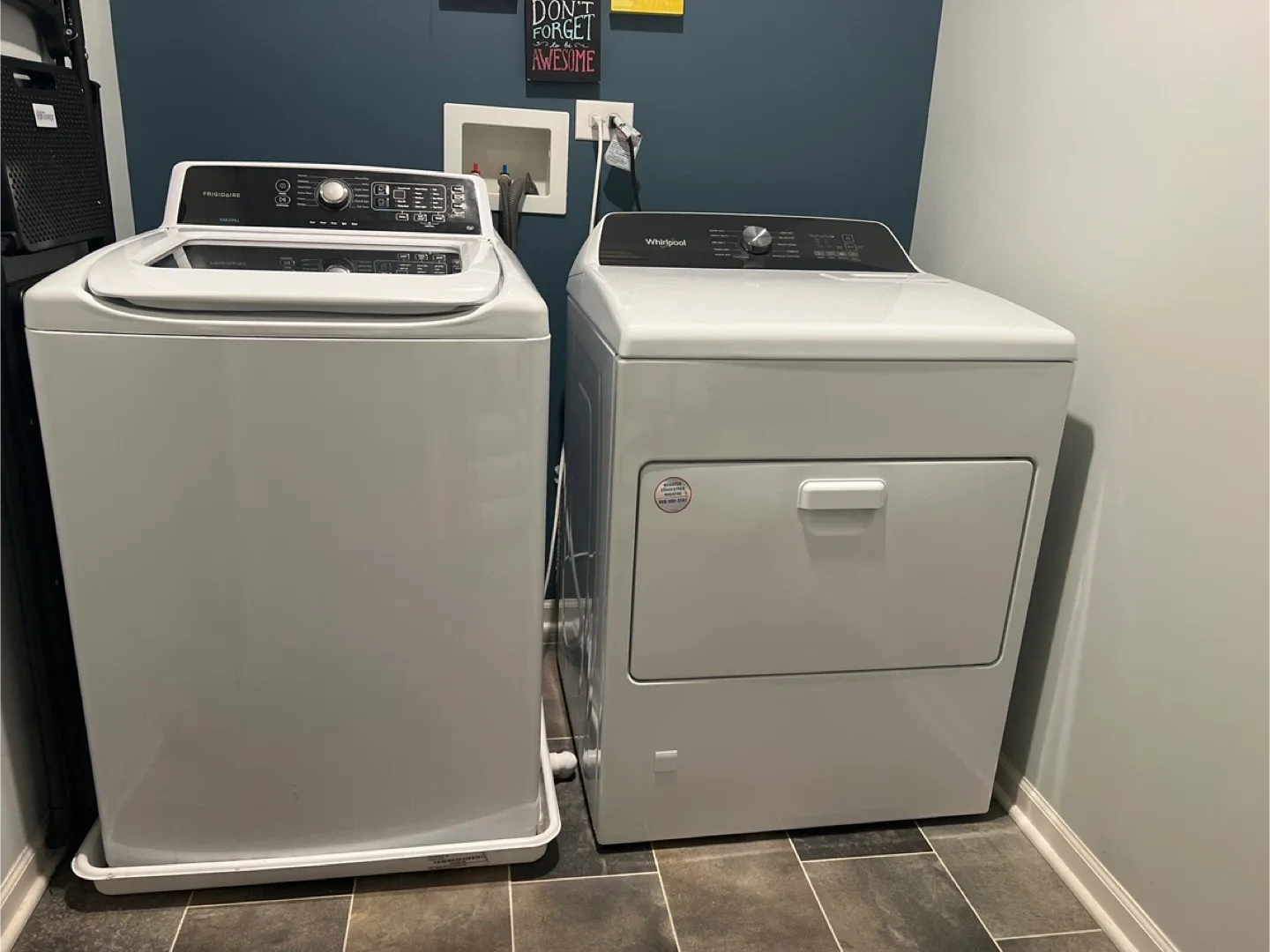 Frigidaire MaxFill Washer & Whirlpool Dryer Set