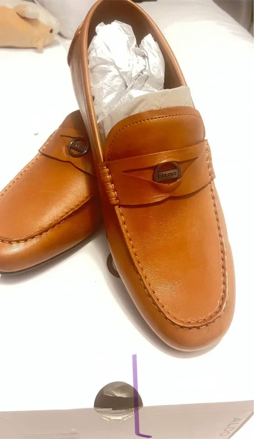 ALDO SQUIRE Loafers, Size 12, Tan image indicator(4)