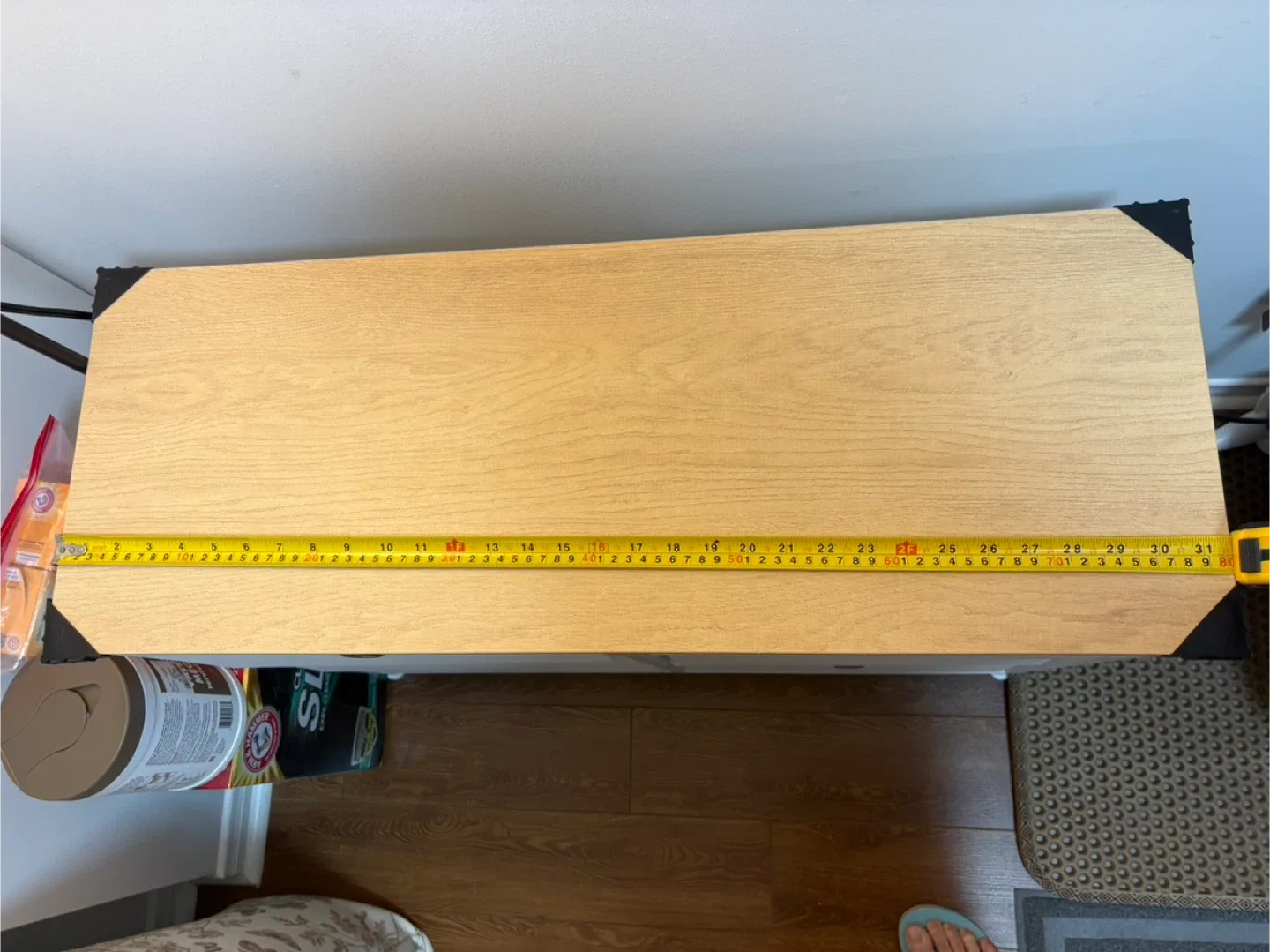 White 6-Drawer Dresser with Wood Top image indicator(2)