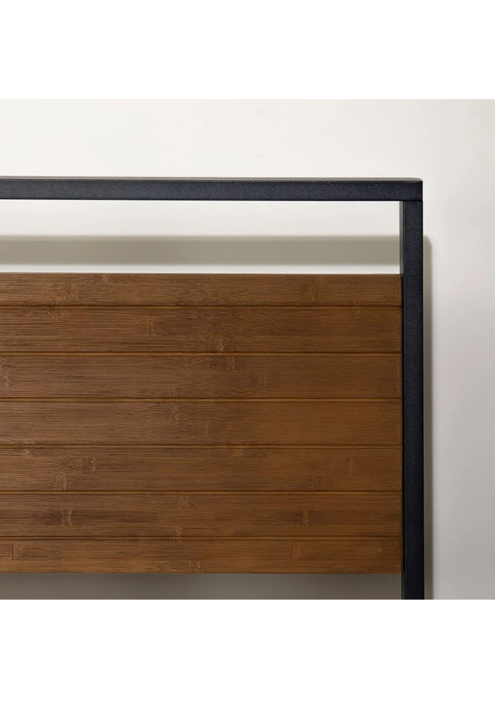 Queen Size Bed Frame with Headboard and Bamboo Wooden Slats - photo 4