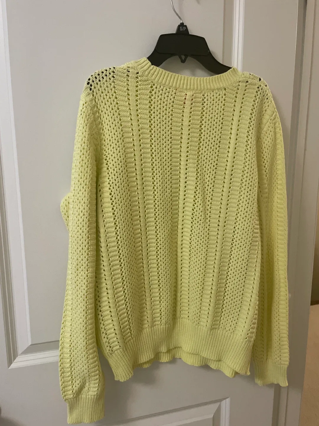 Joe Fresh Yellow Knit Sweater - Size L image indicator(3)