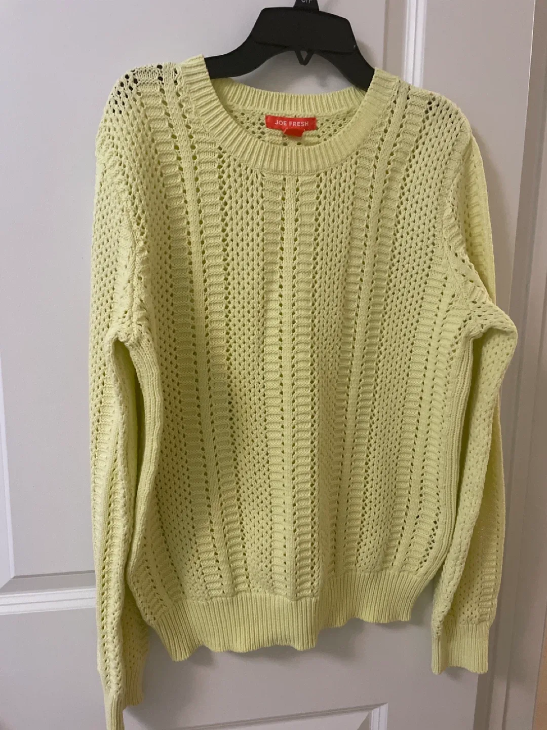 Joe Fresh Yellow Knit Sweater - Size L