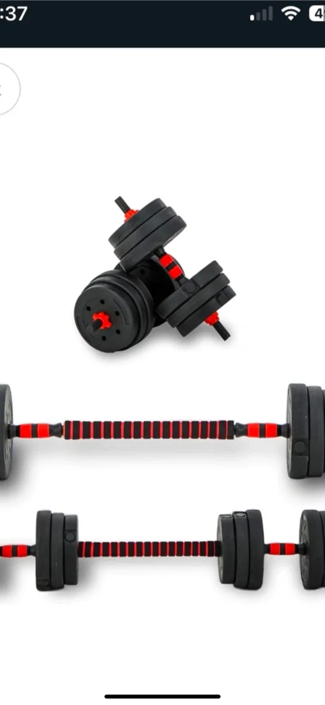 Adjustable Dumbbell Set - Home Gym