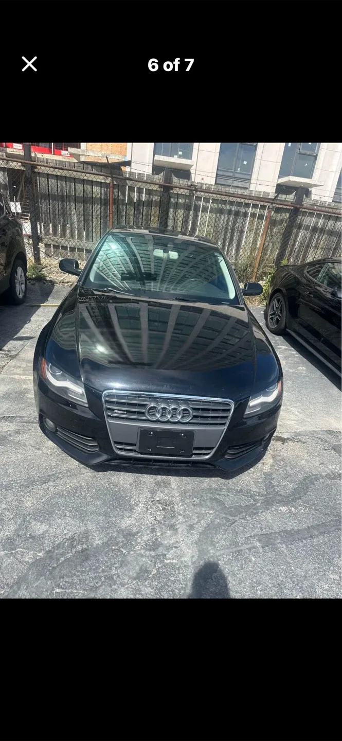Black Audi A4 Sedan