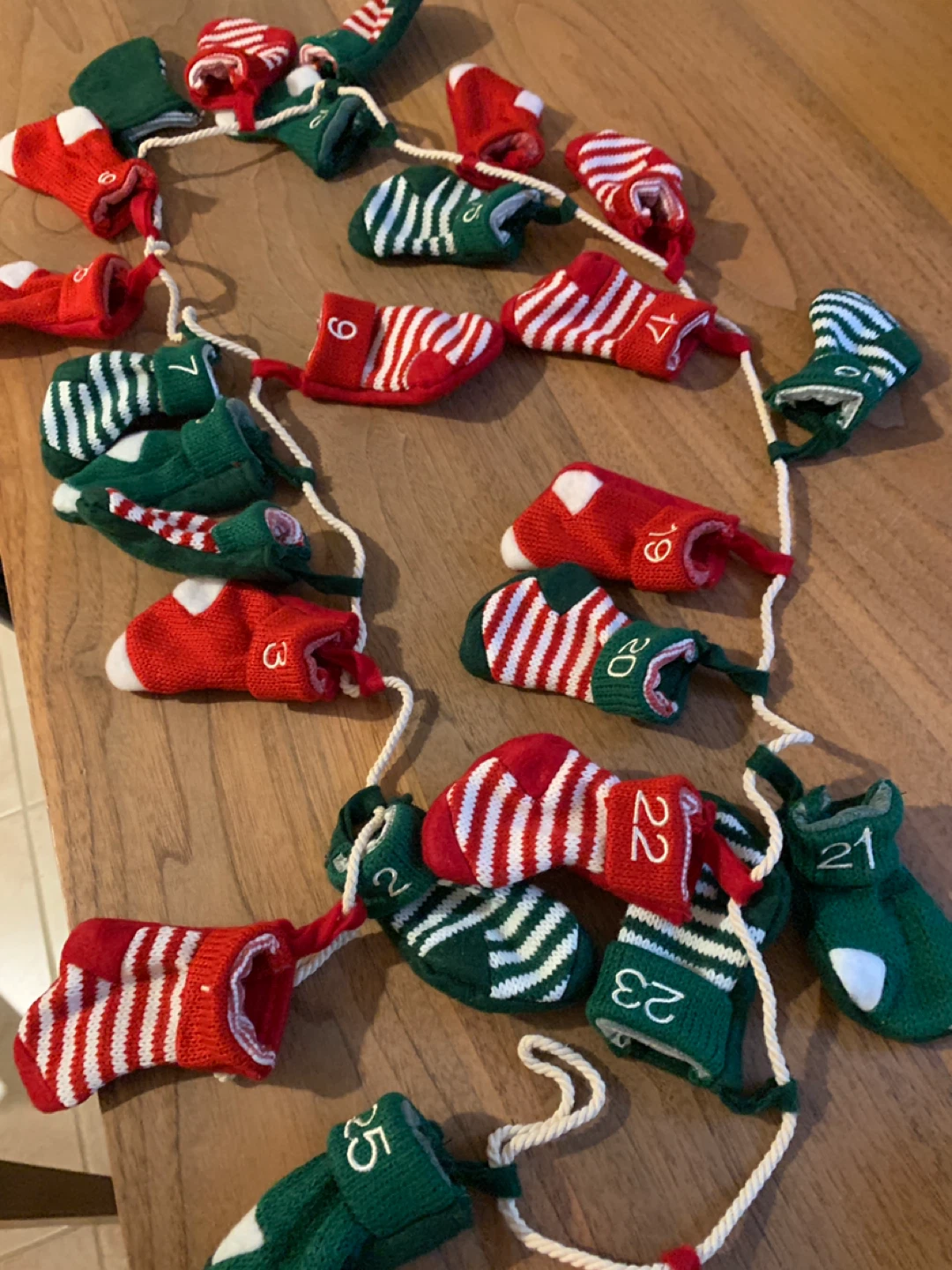 Christmas Advent Calendar with Mini Stockings - photo 2