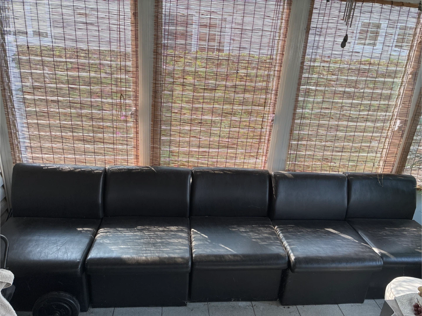 Black Modular Sofa