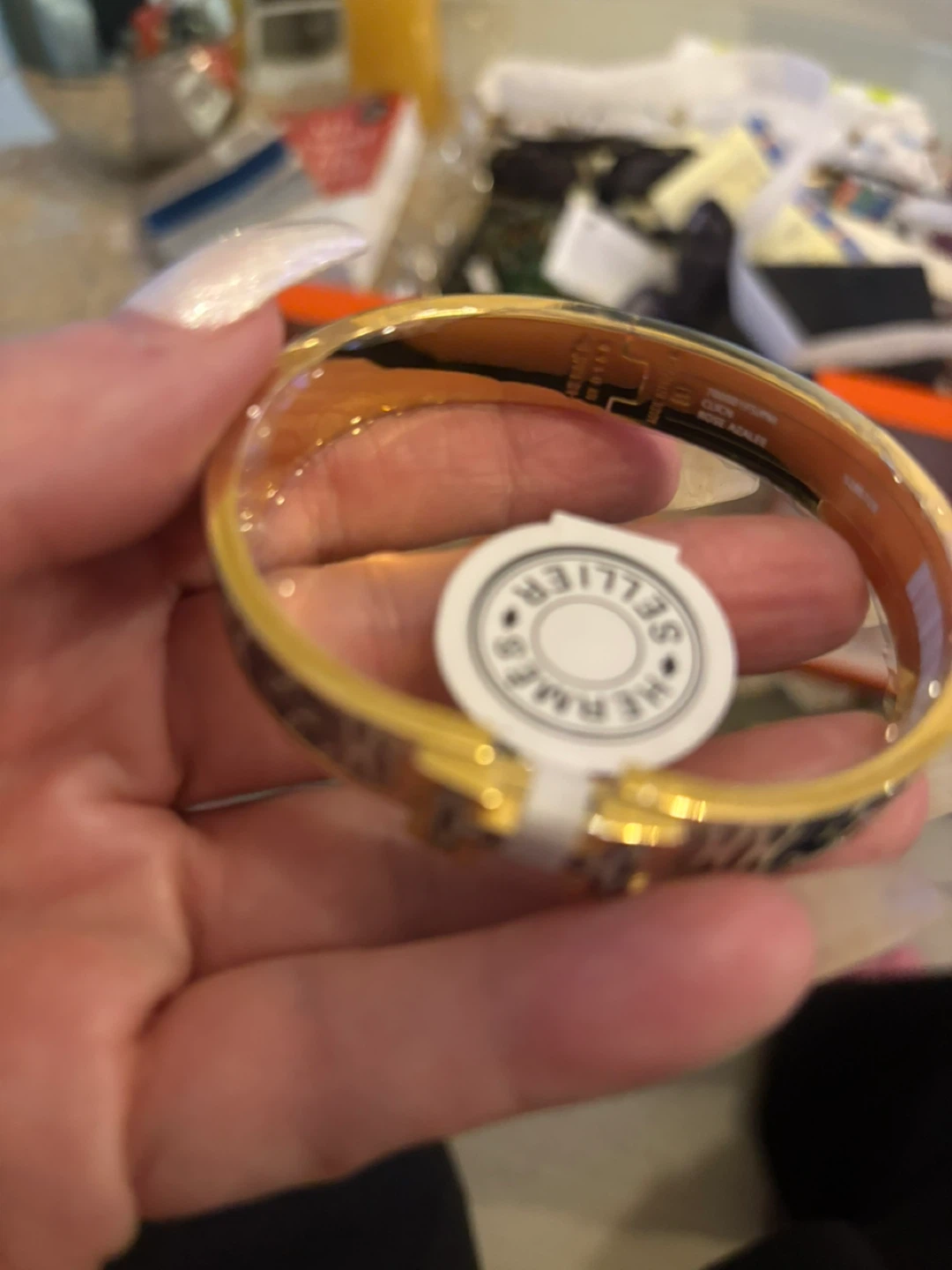 Hermès Bangle Bracelet with Box - photo 4