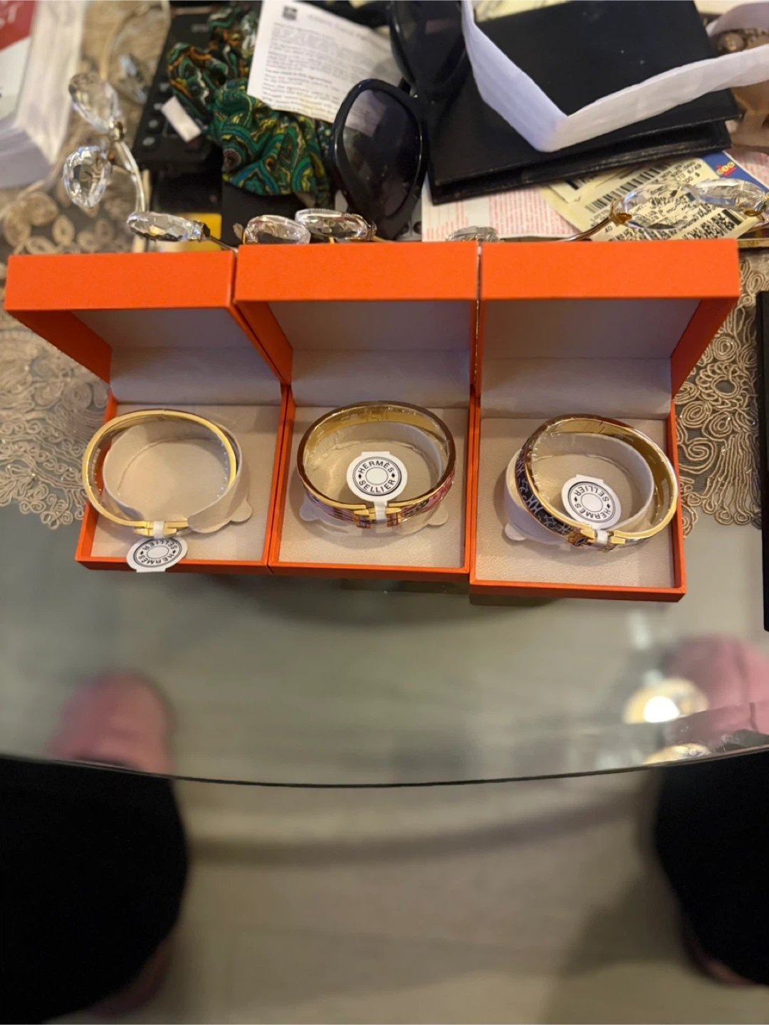 Hermès Bangle Bracelet with Box - photo 2