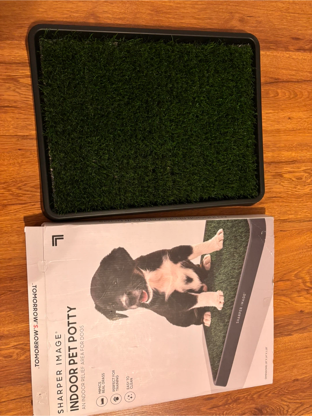 Sharper Image Indoor Pet Potty - opened but never used! - photo 3