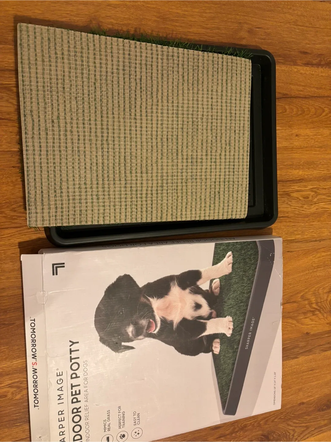 Sharper Image Indoor Pet Potty - opened but never used! image indicator(4)