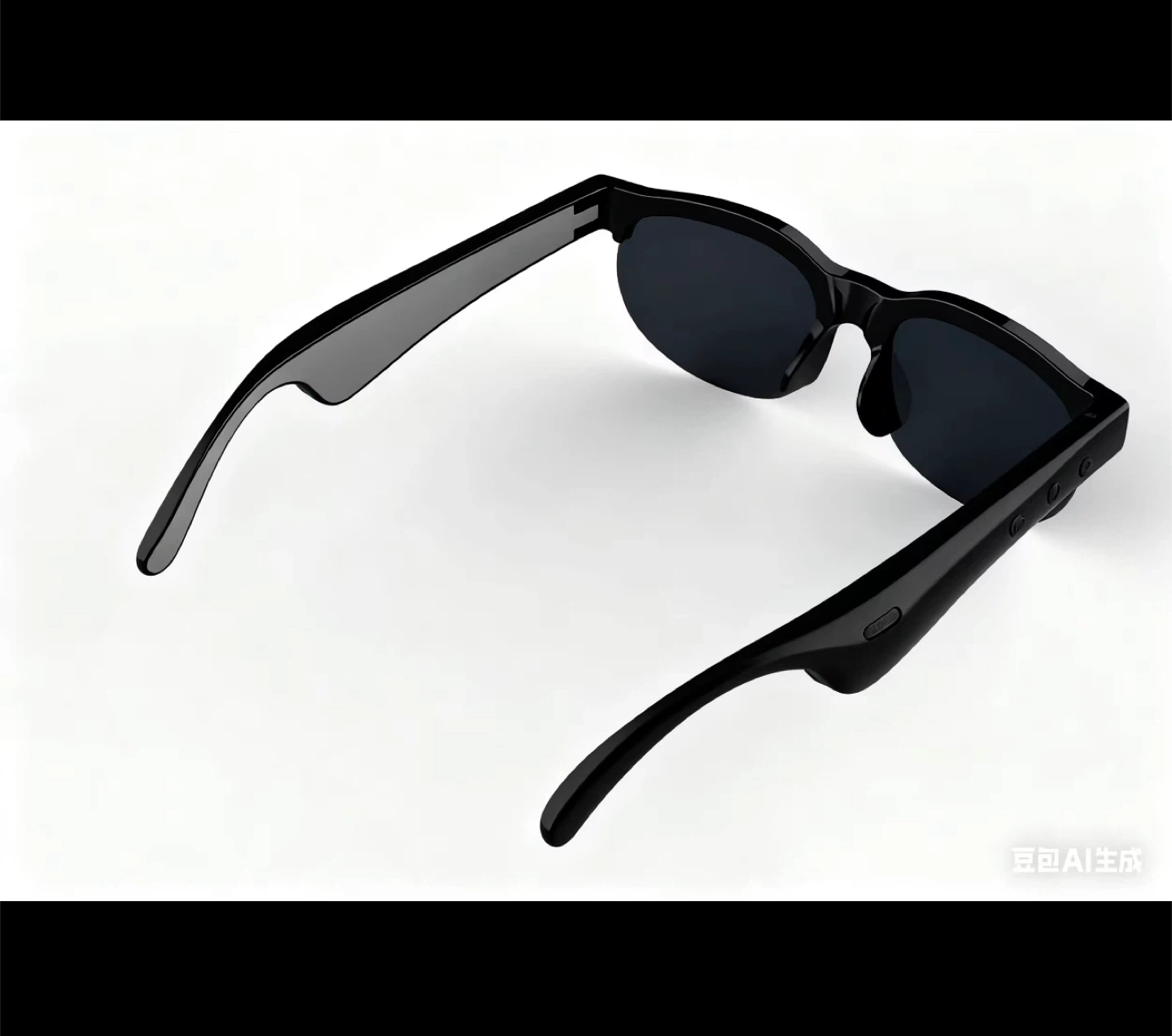 AI S01 Wireless Outdoor Sports Smart Sunglasses - Black - photo 5