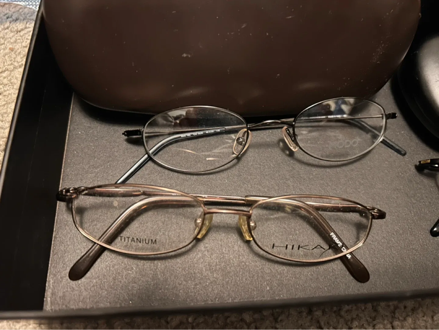 👓 (Price for all 3) MOSCHINO, MODO & HIKARI Glasses Bundle image indicator(5)