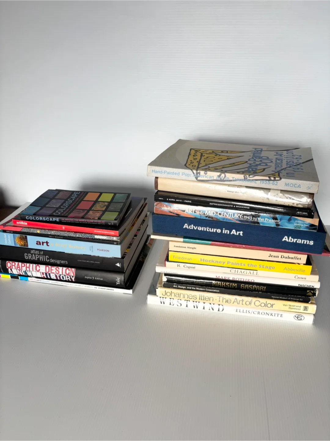 Art and graphic design books