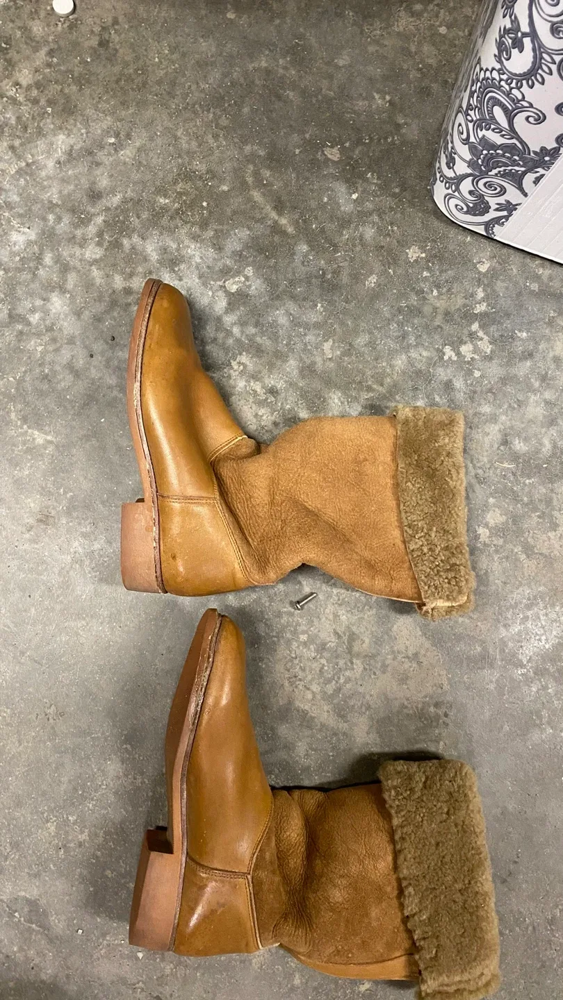 Roots Leather & Shearling Boots