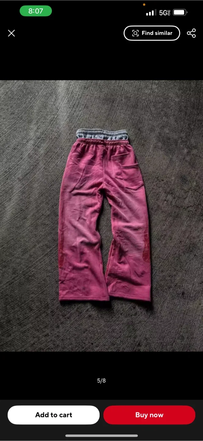 Ksubi Pink Sweatpants image indicator(2)