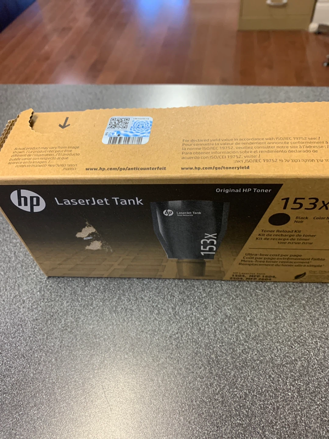 HP LaserJet Tank 153X Toner Reload Kit - NEW