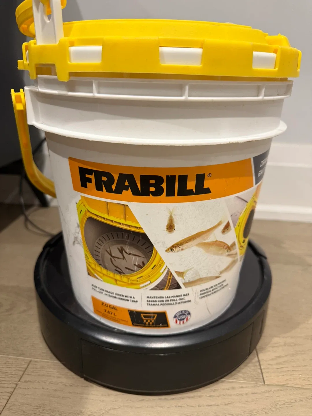 Frabill Drainer Bait Bucket - 7.5L