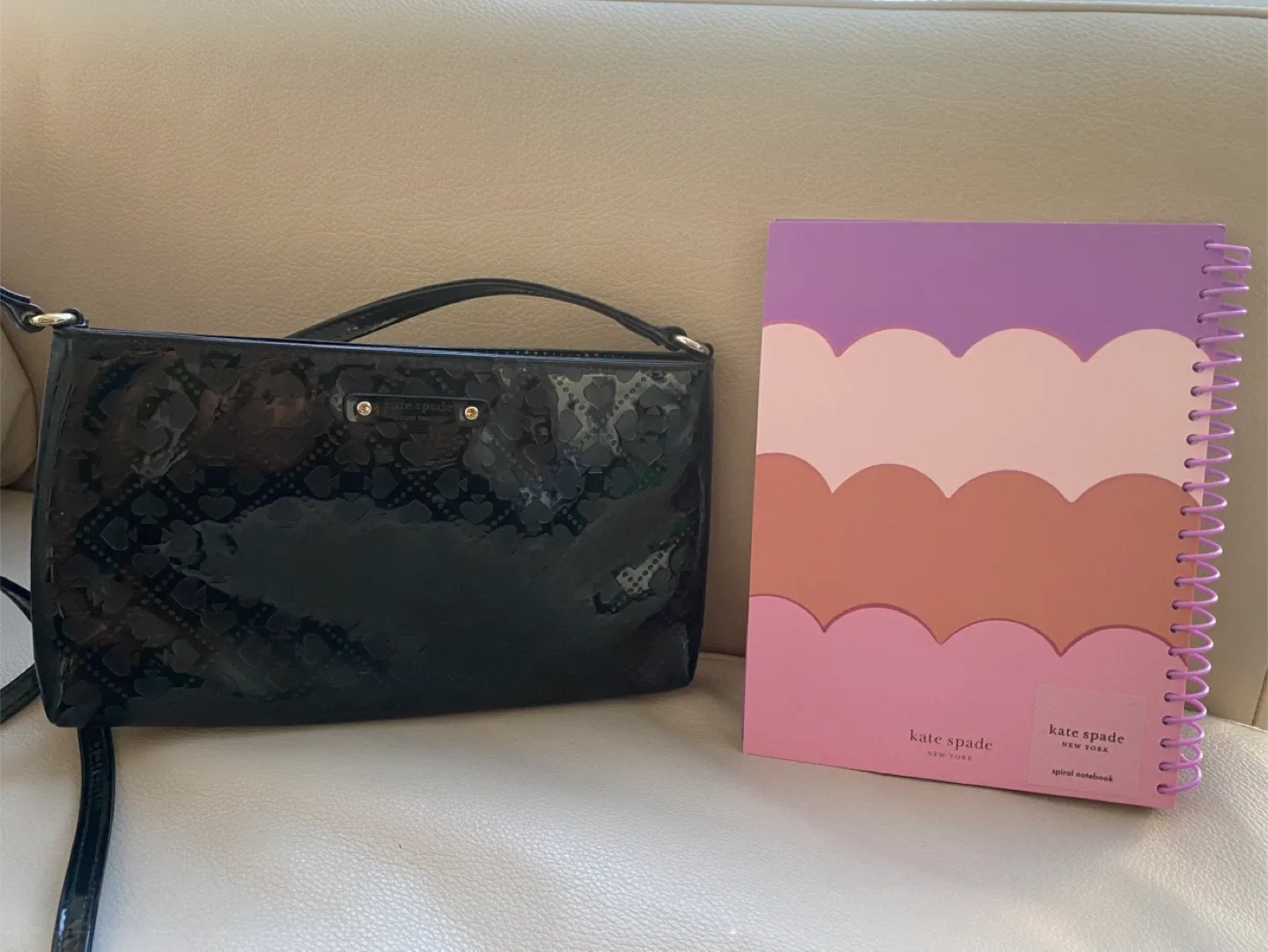 Kate Spade Bundle  Crossbody Bag and note book