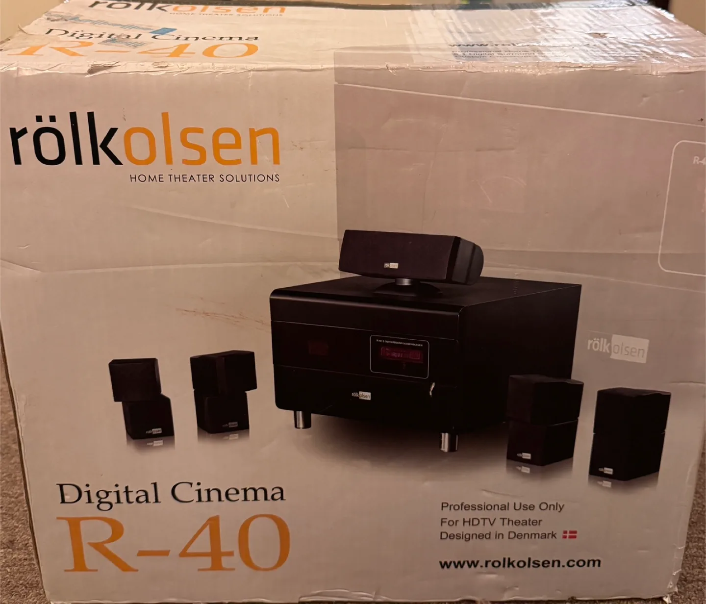 New never used home theatre system