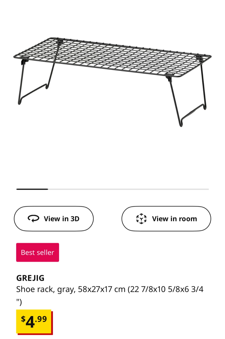 Ikea shoe rack - photo 2