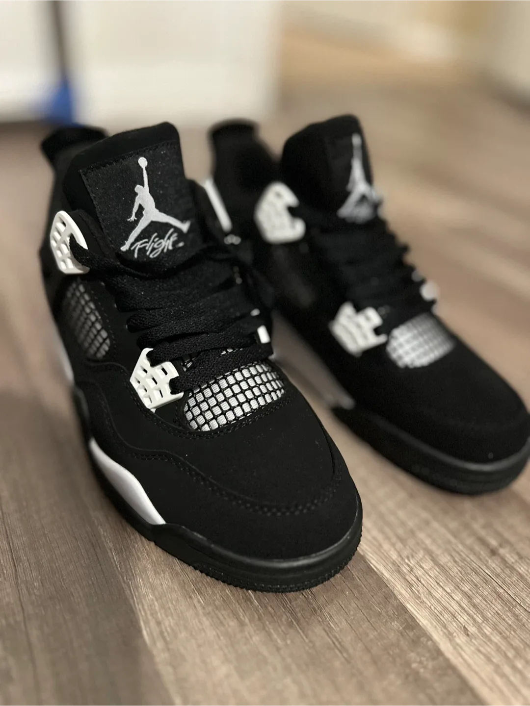 Air Jordan 4 Retro Black/White Shoes