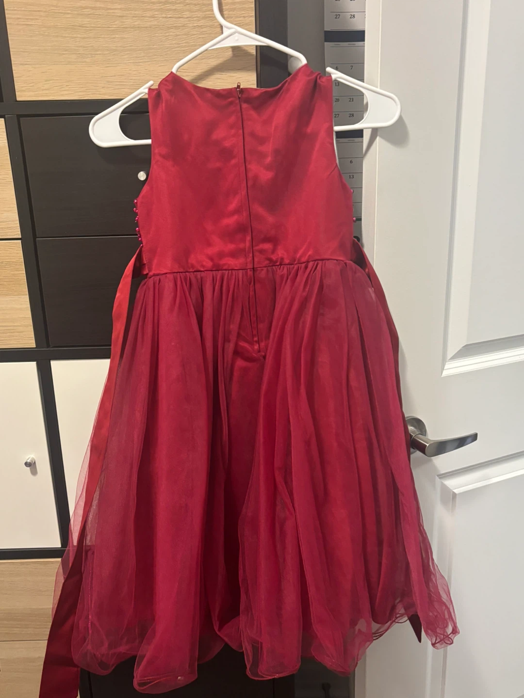 Red Flower Girl Dress - photo 3