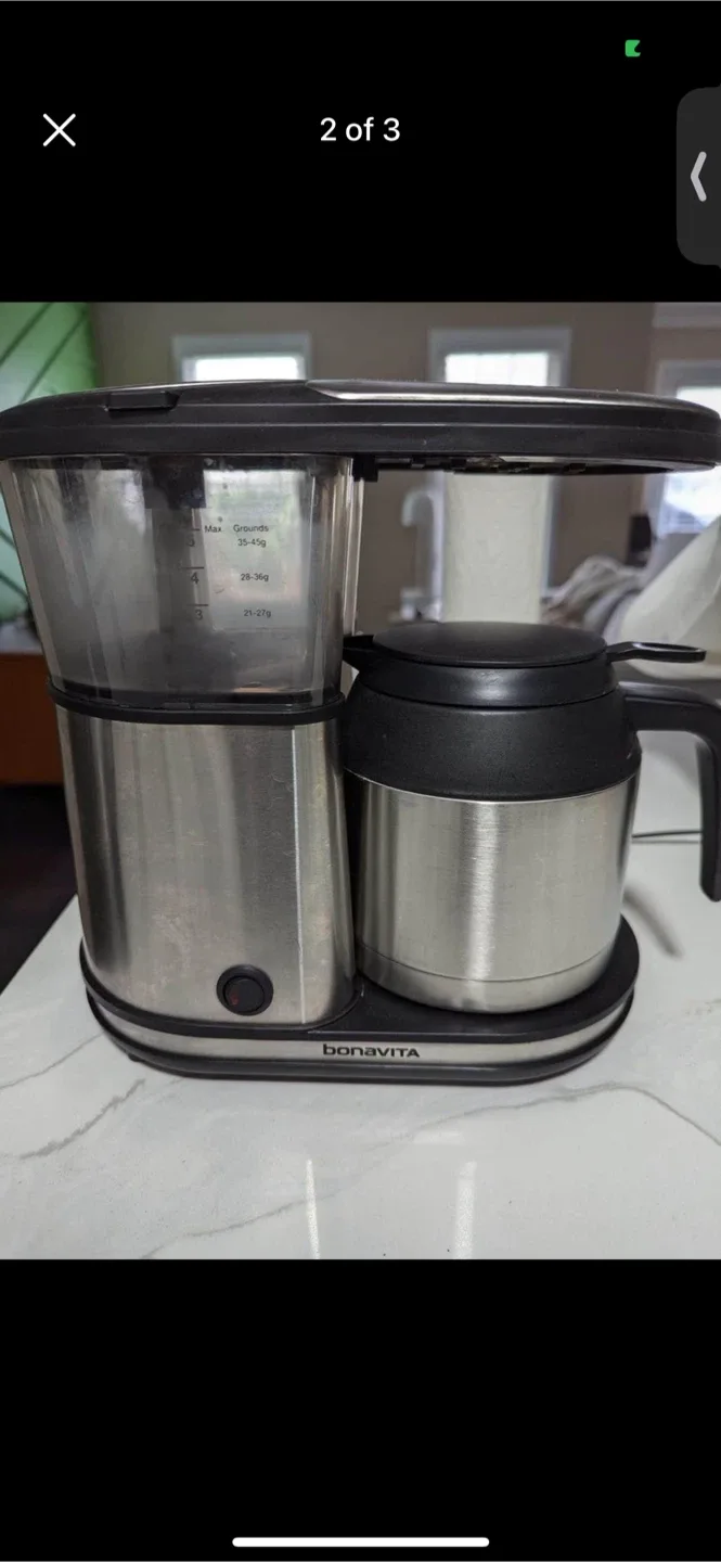 Bonavita 5-Cup Stainless Steel Carafe Coffee Brewer image indicator(2)