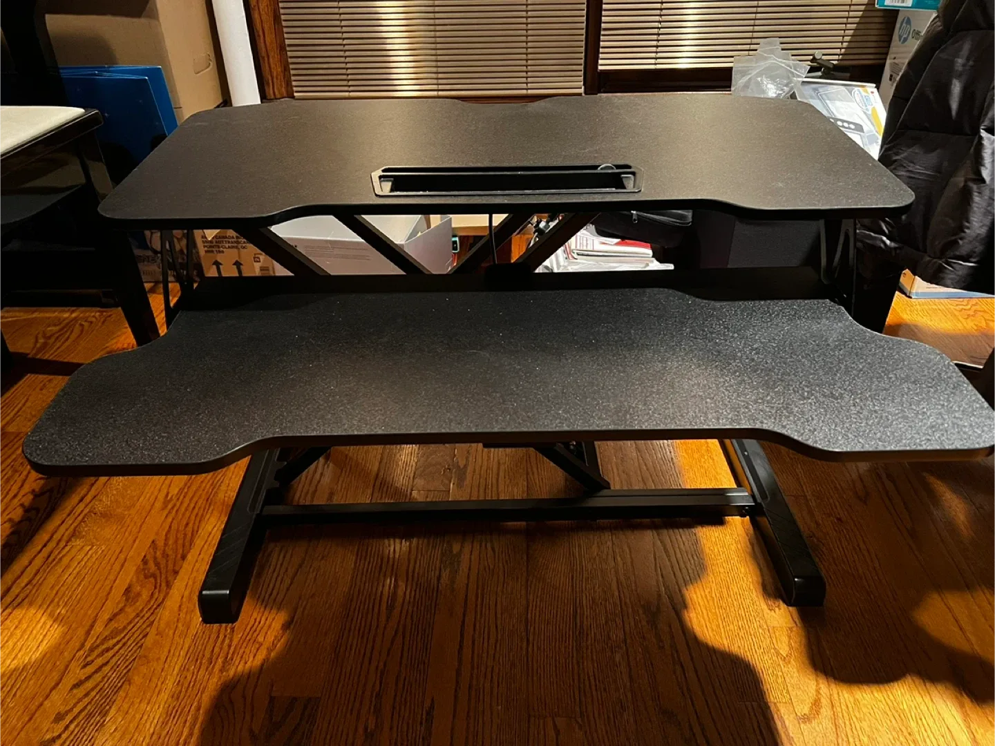 Black Standing Desk Converter image indicator(2)