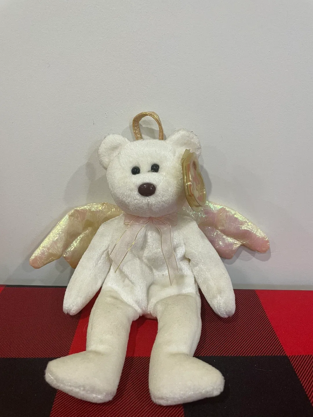 Ty Beanie Baby Angel Bear