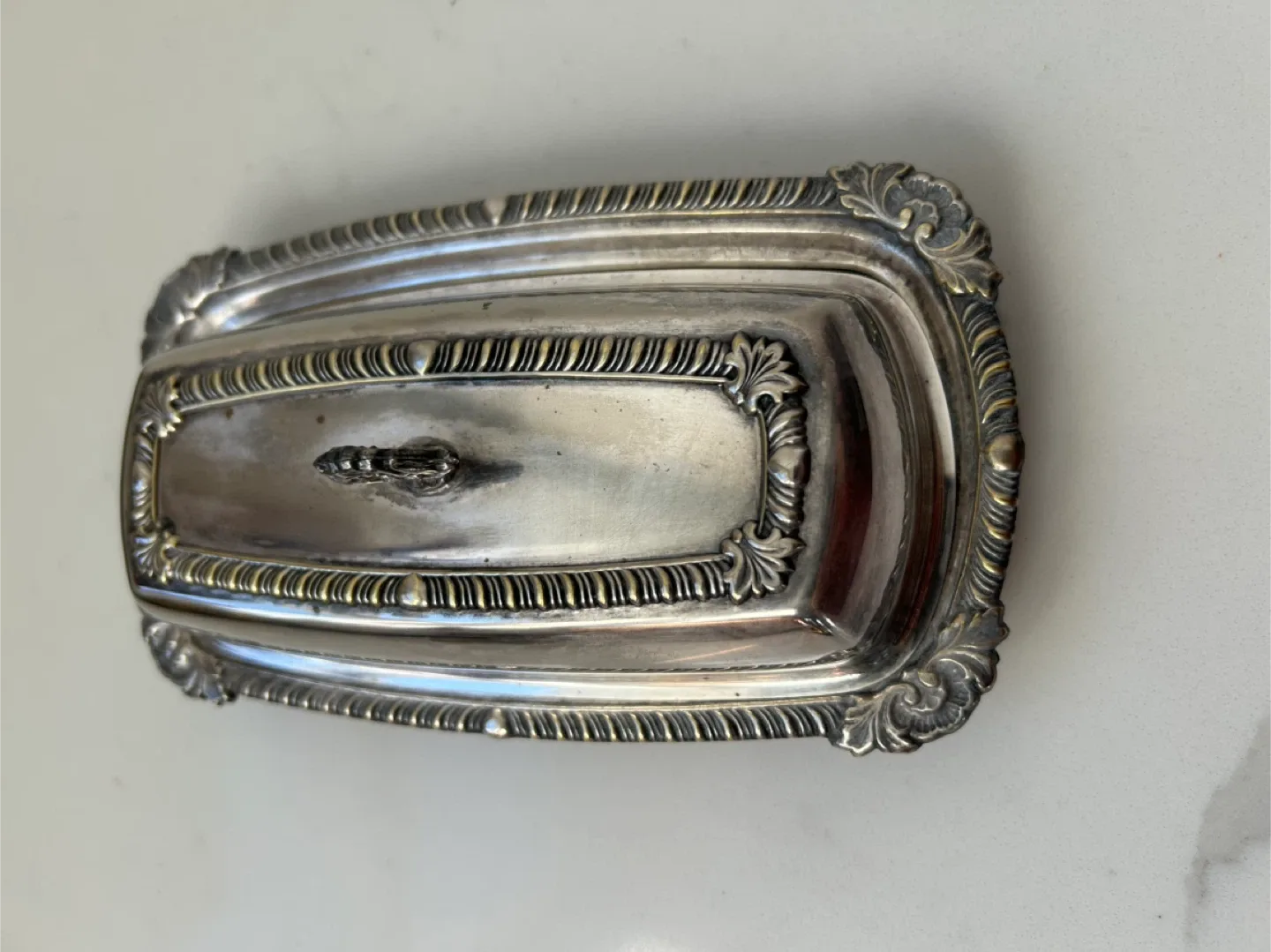 Vintage Silver Plated Butter Dish with Lid image indicator(3)
