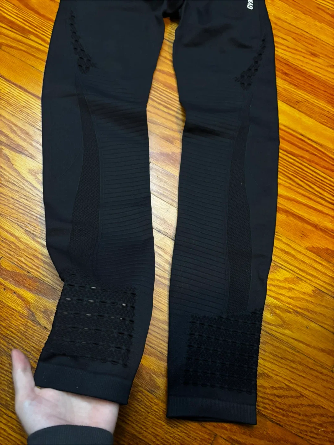 Gymshark Black Leggings - Size M image indicator(2)