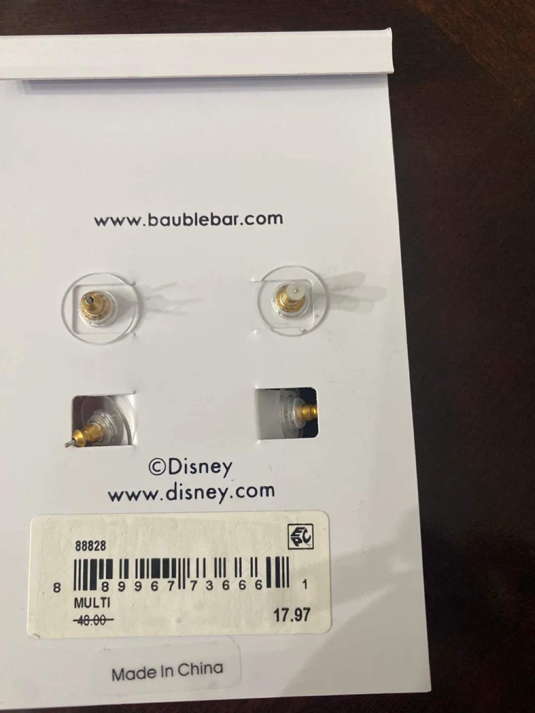 Disney BaubleBar Minnie Mouse Earrings - New image indicator(2)