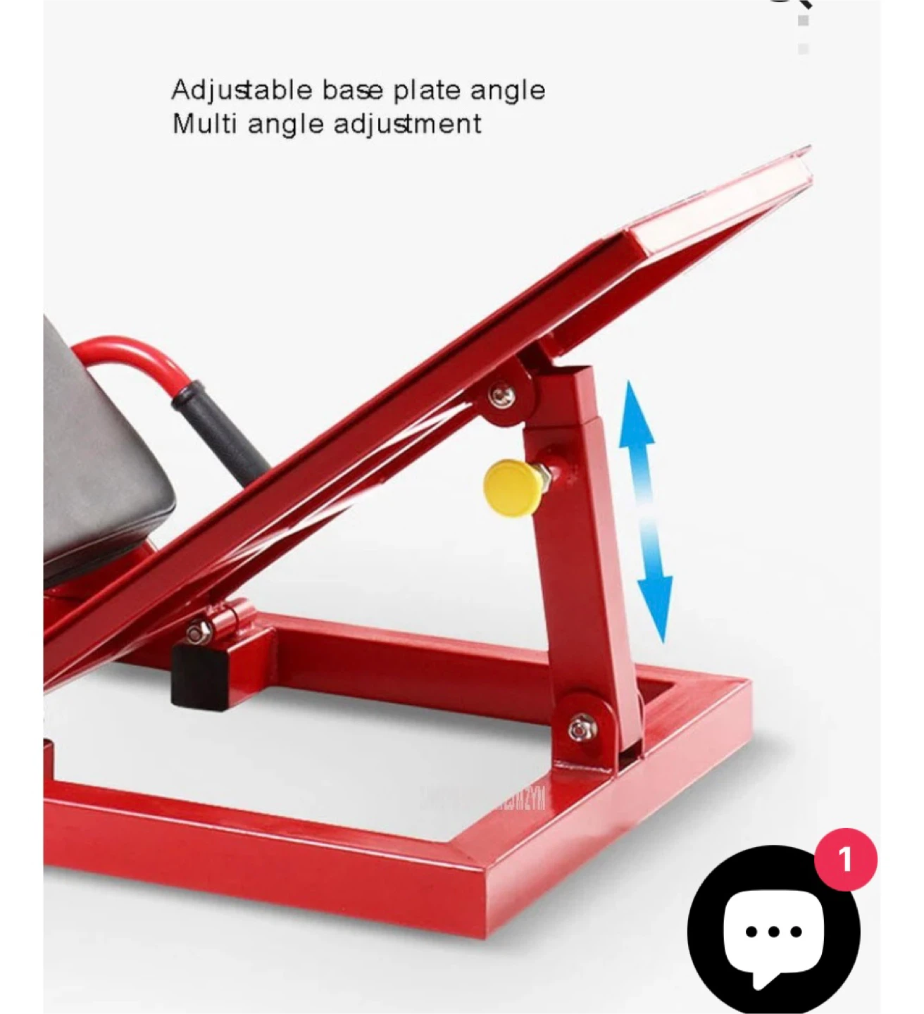 Commercial Squa/ Leg Press Machine w/ 340lbs of weights - photo 4