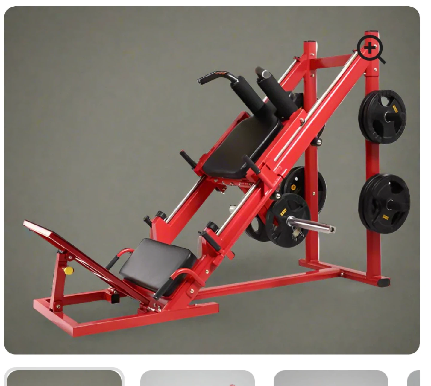 Commercial Squa/ Leg Press Machine w/ 340lbs of weights