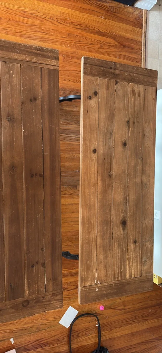 Rustic Wood Dining Table with Bench