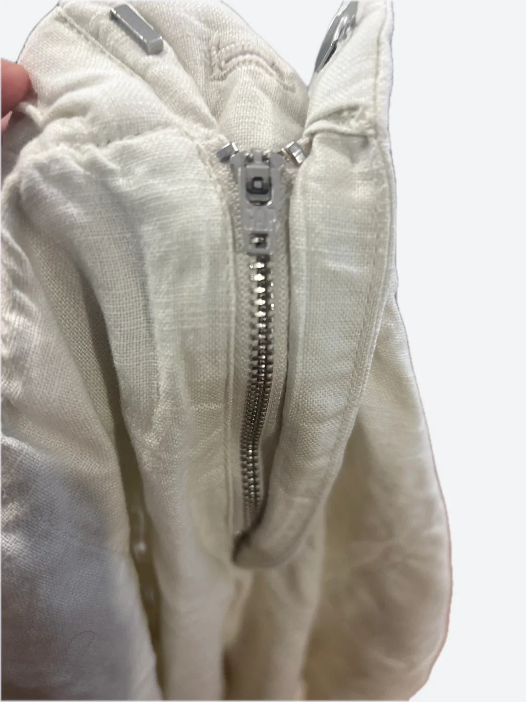 GAP Beige Linen Blend Pants - Size M image indicator(8)