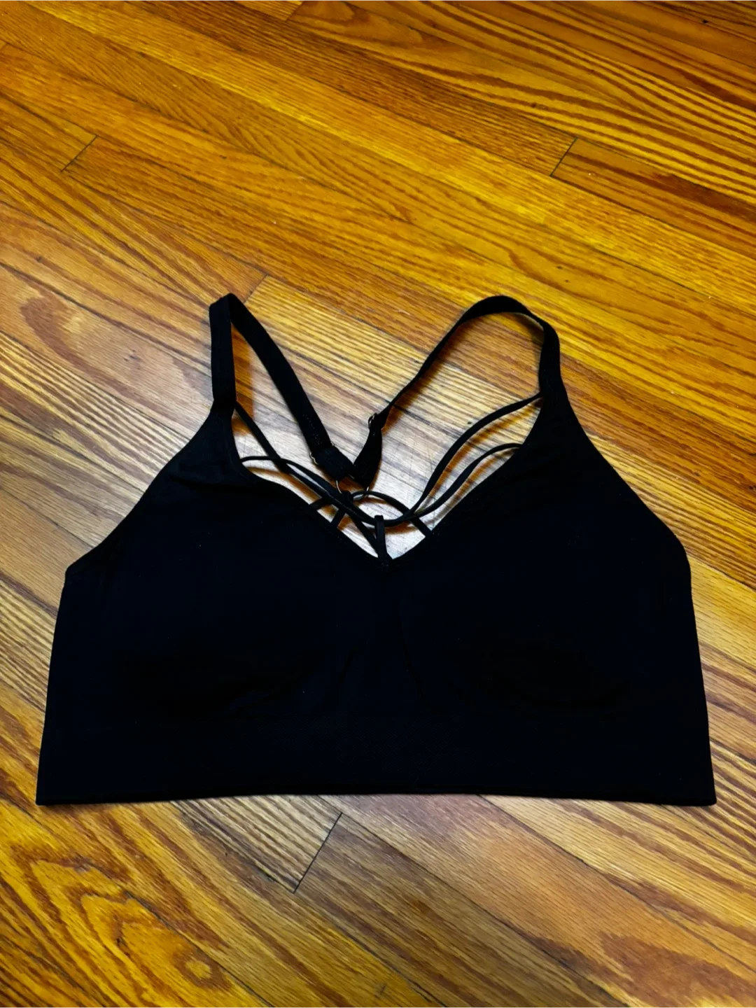 Black Sports Bra - Size L