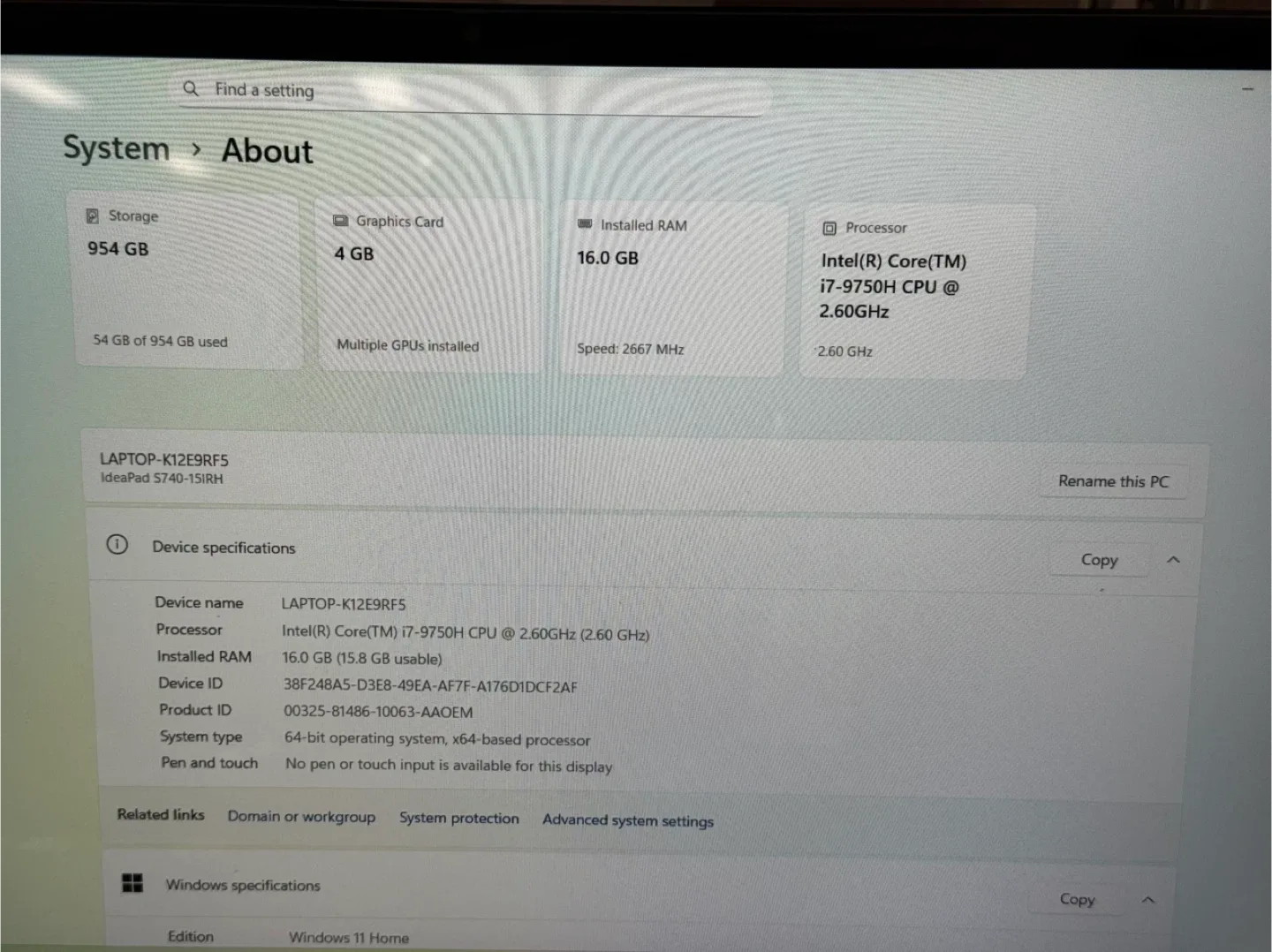 Lenovo IdeaPad s740-15IRH Laptop image indicator(5)