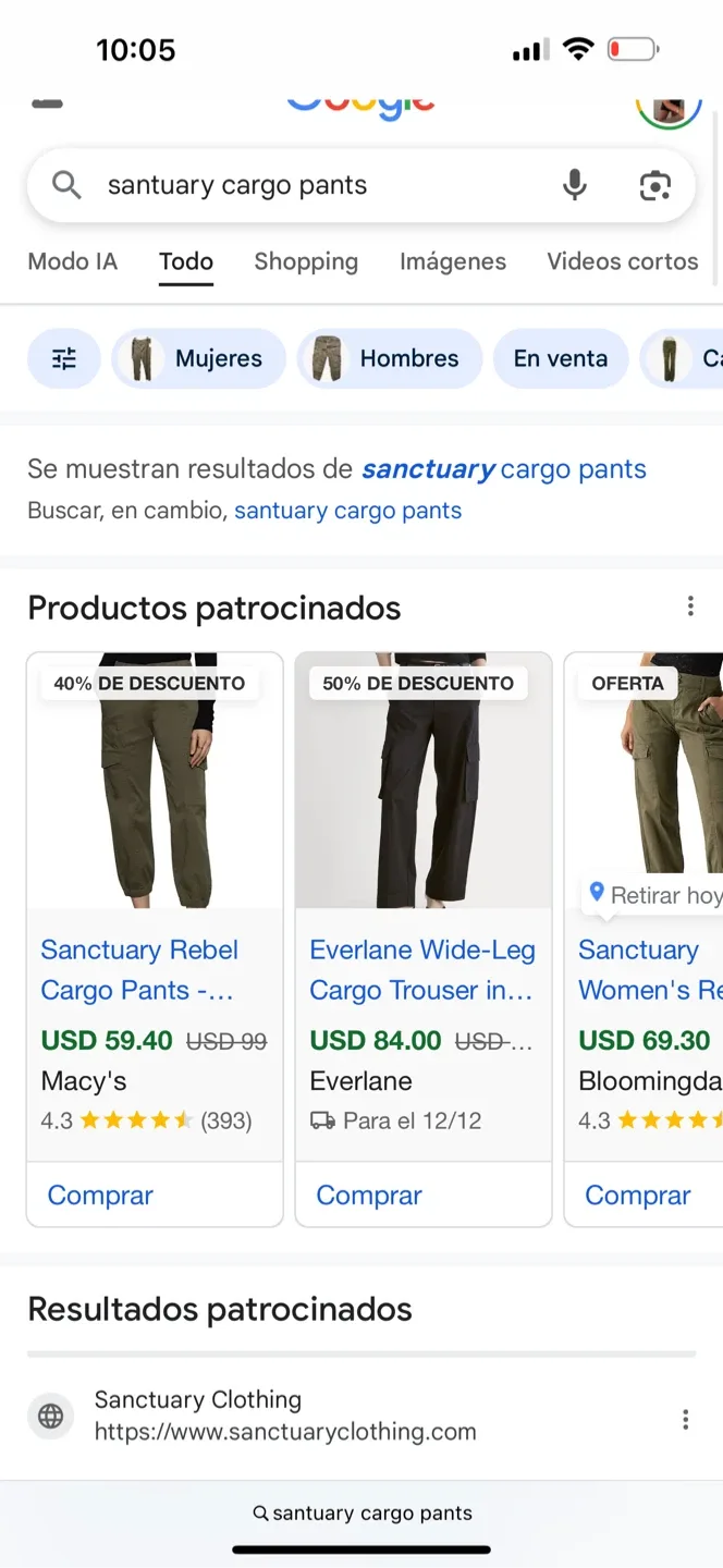 Sanctuary Standard Surplus Cargo Pants - Size 29 image indicator(3)