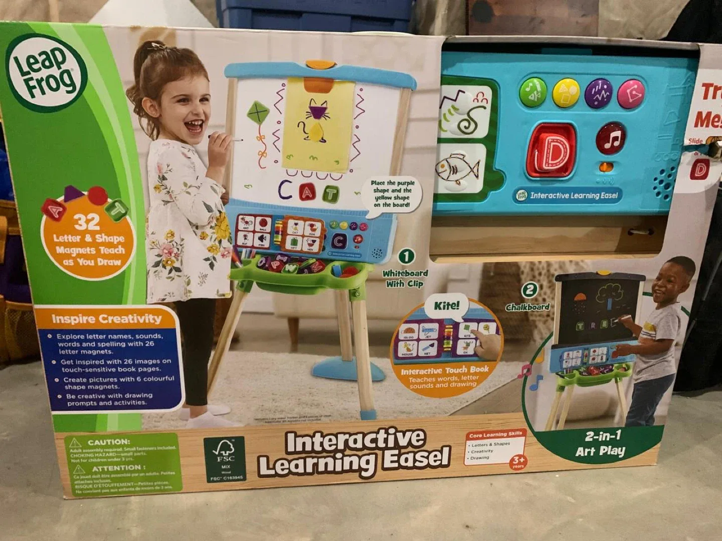 LeapFrog Interactive Learning Easel - 2-in-1 Art Play