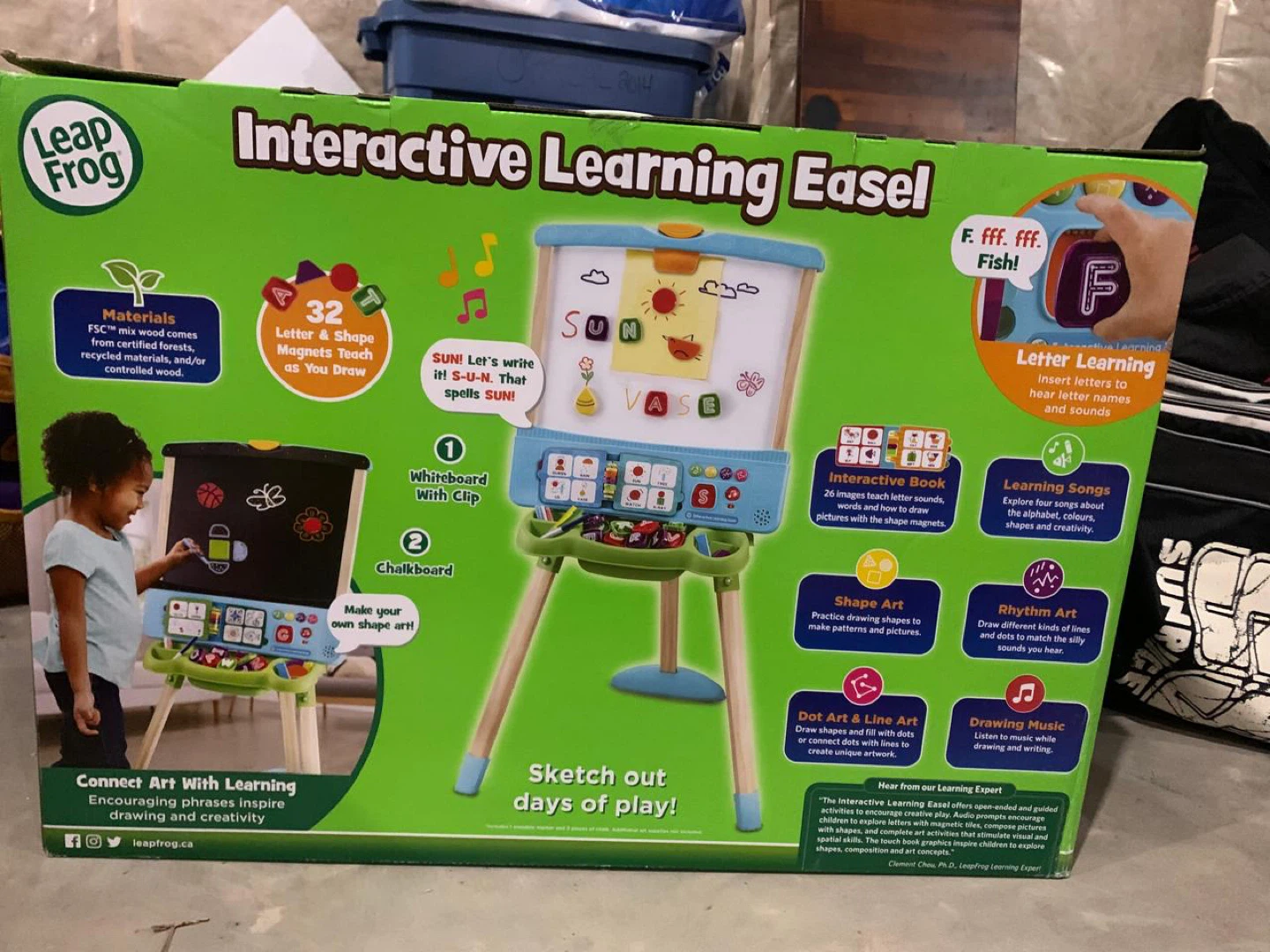 LeapFrog Interactive Learning Easel - 2-in-1 Art Play - photo 2
